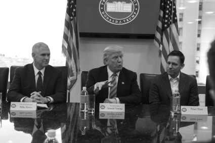 Peter Thiel has become Trump's principal technology adviser.