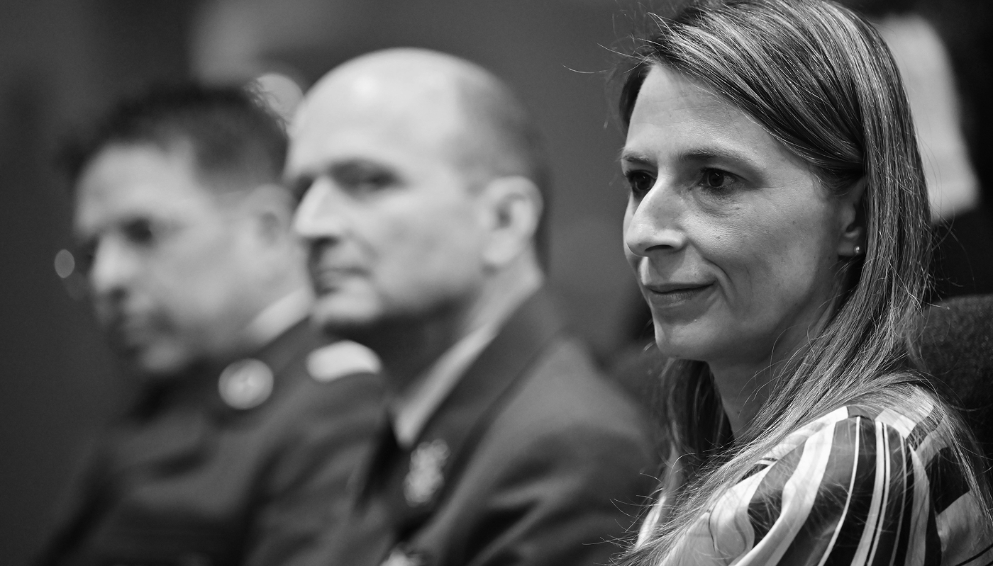 Belgium's VSSE civilian intelligence and security service administrator general Francisca Bostyn in Brussels in March 2024.