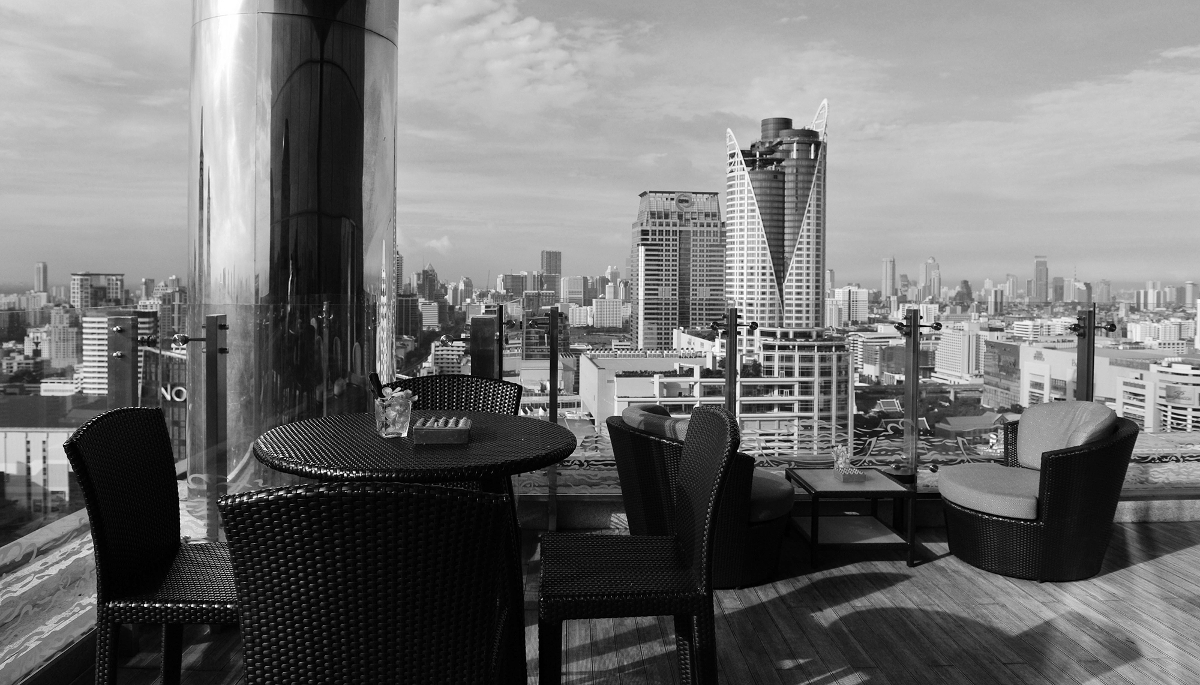 A view of the Thai capital from the Amari Bangkok hotel.