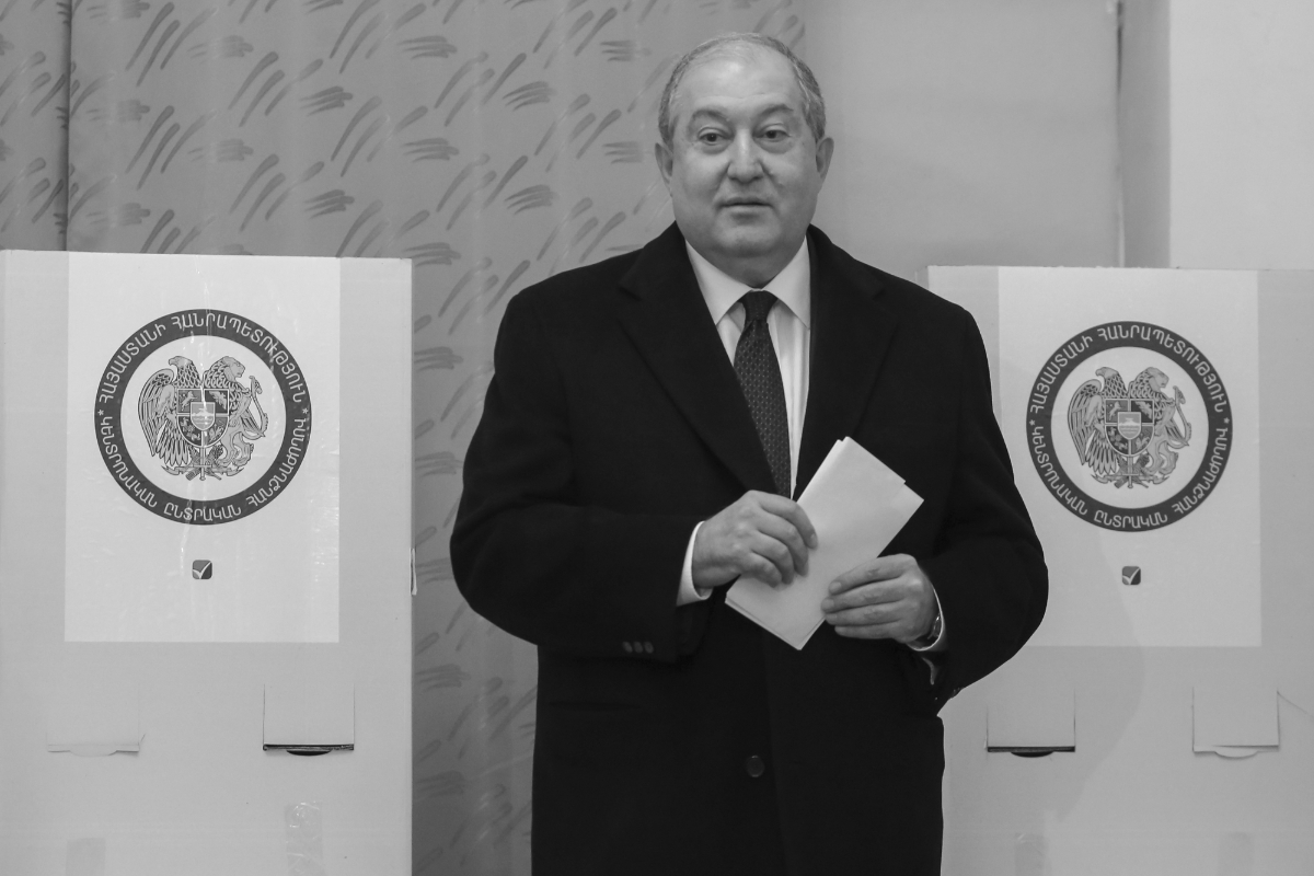 Armenian President Armen Sarkissian received a delegation from Thales in February.