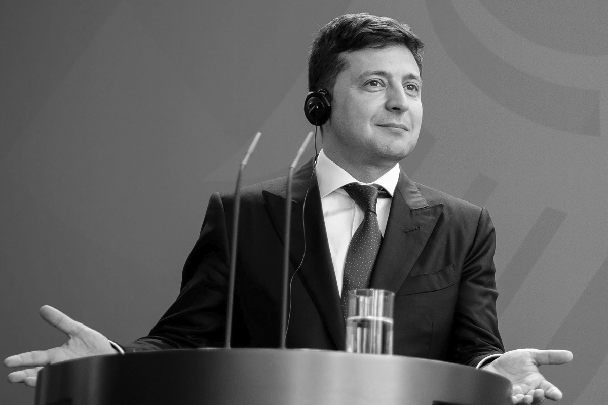Ukrainian President Volodymyr Zelensky.