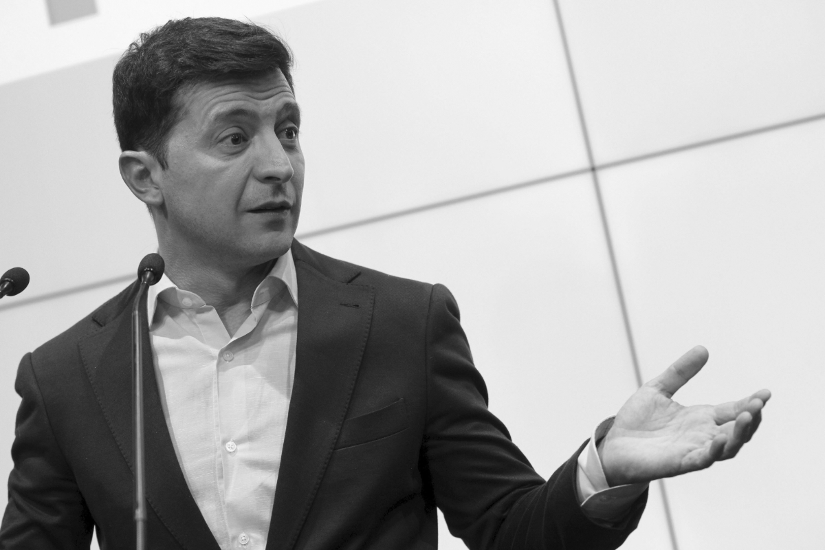 Volodymyr Zelensky was elected President of Ukraine on April 21, 2019.
