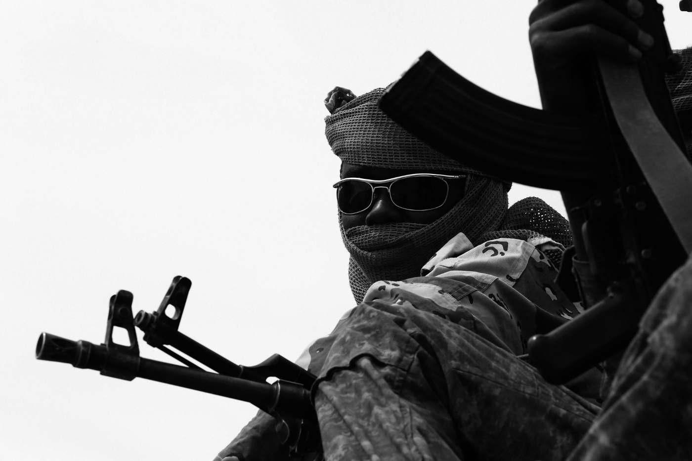 Chadian soldiers.