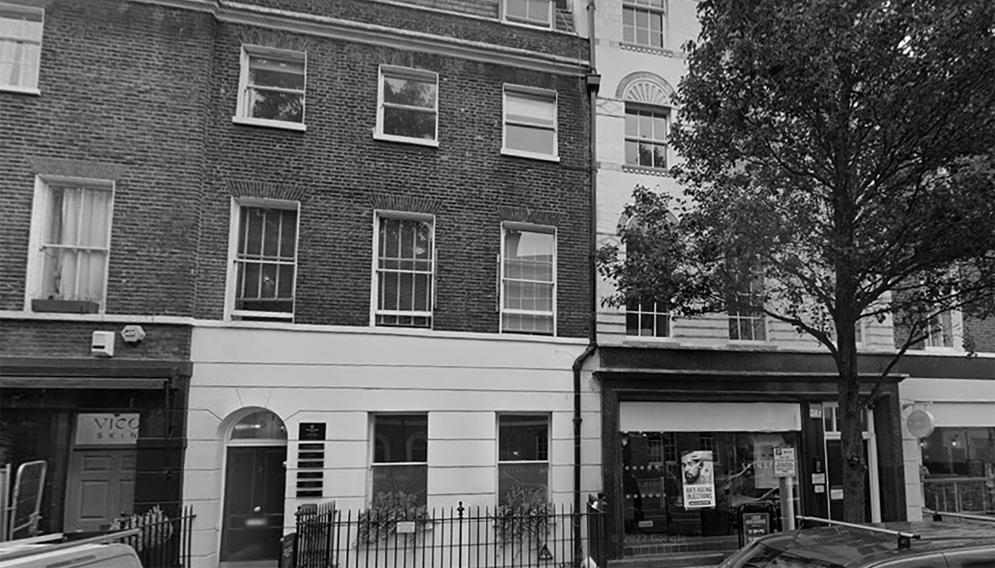 5 Percy Street, London.