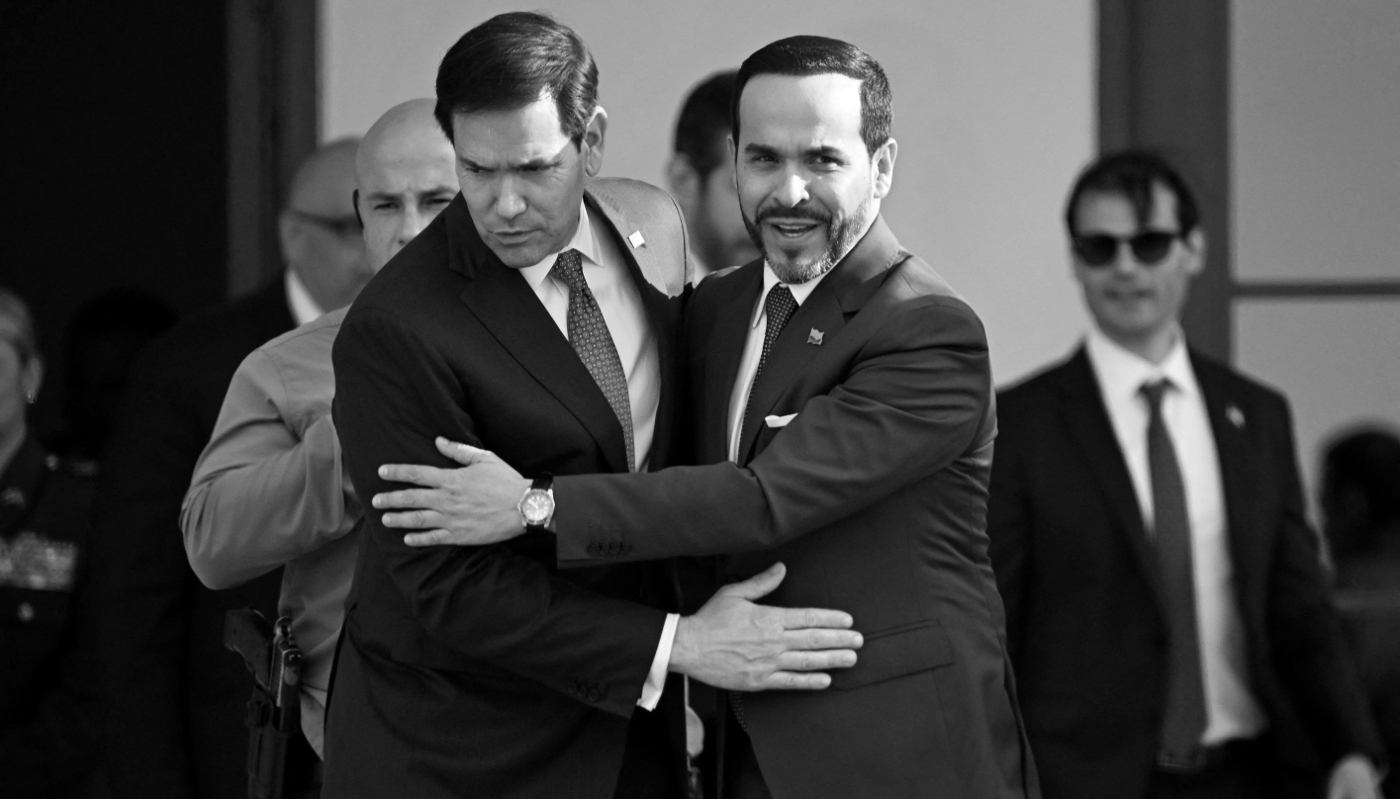 US Secretary of State Marco Rubio and Colombia's President Abelardo de la Espriella.