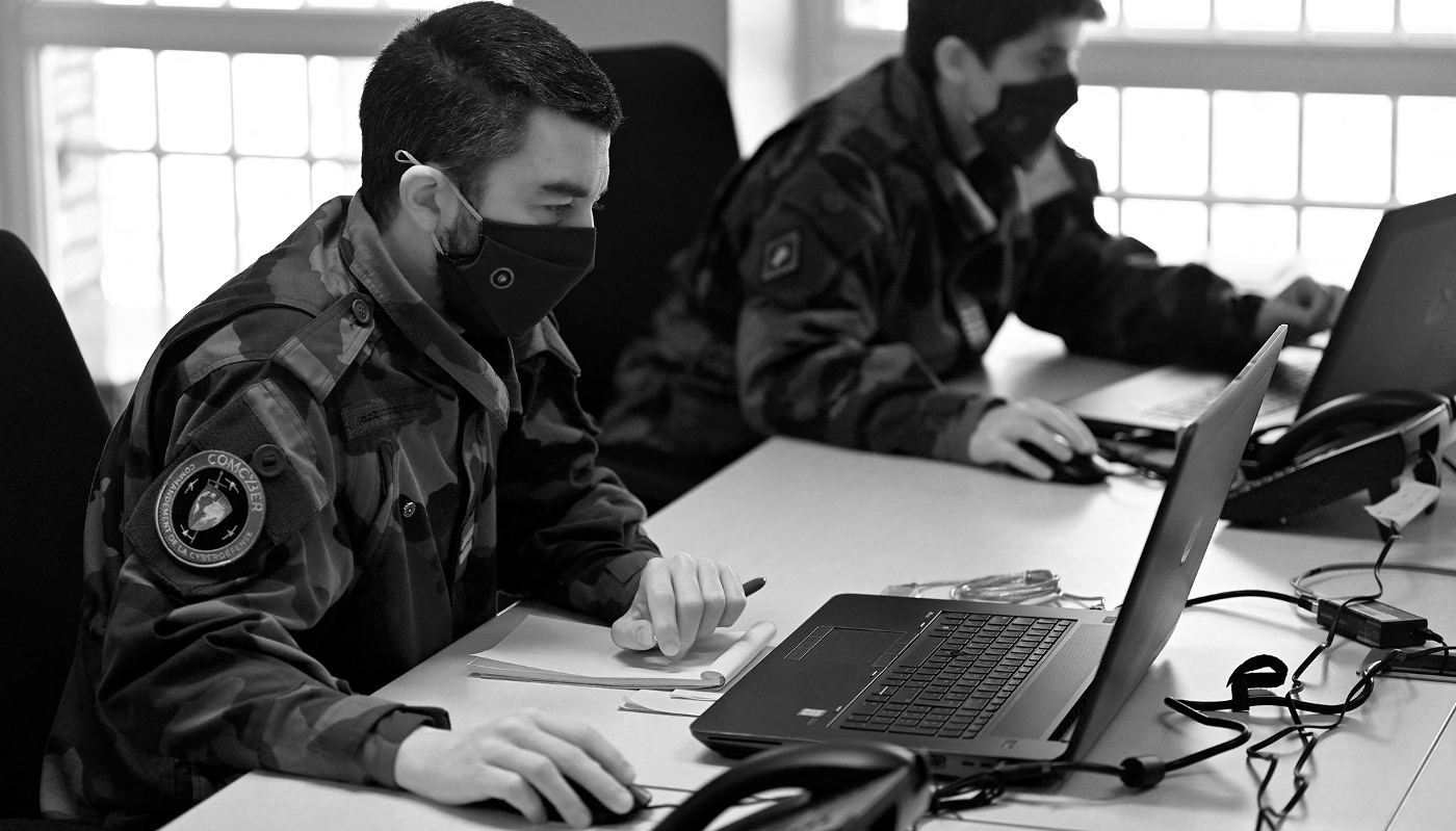 Staff of France's Cyber Defence Command (COMCYBER).