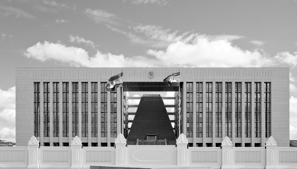 The Council of Ministers in Phnom Penh, Cambodia.