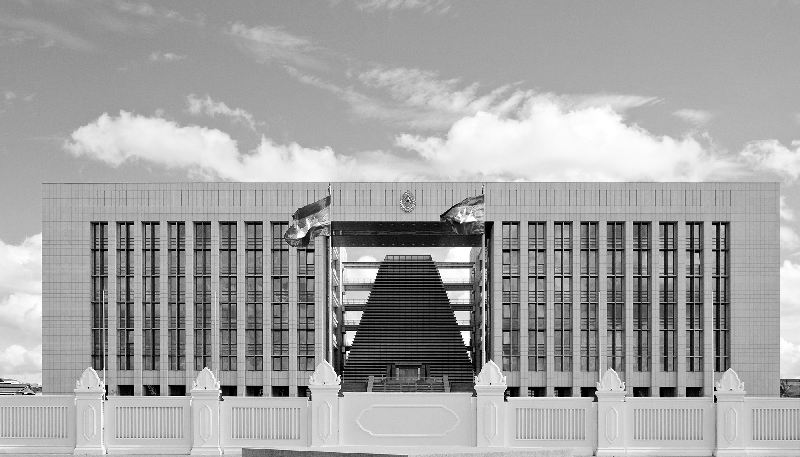 The Council of Ministers in Phnom Penh, Cambodia.