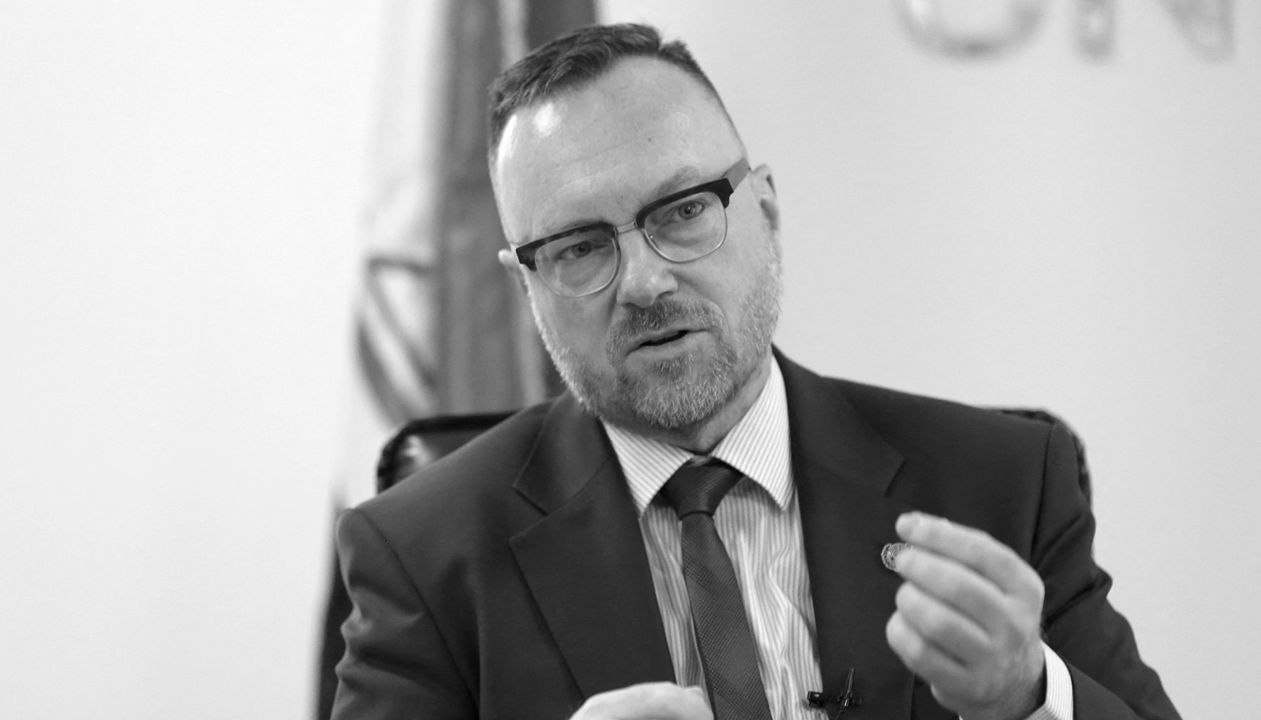 Christian Ritscher, UNITAD head, in Baghdad on 14 November 2022.