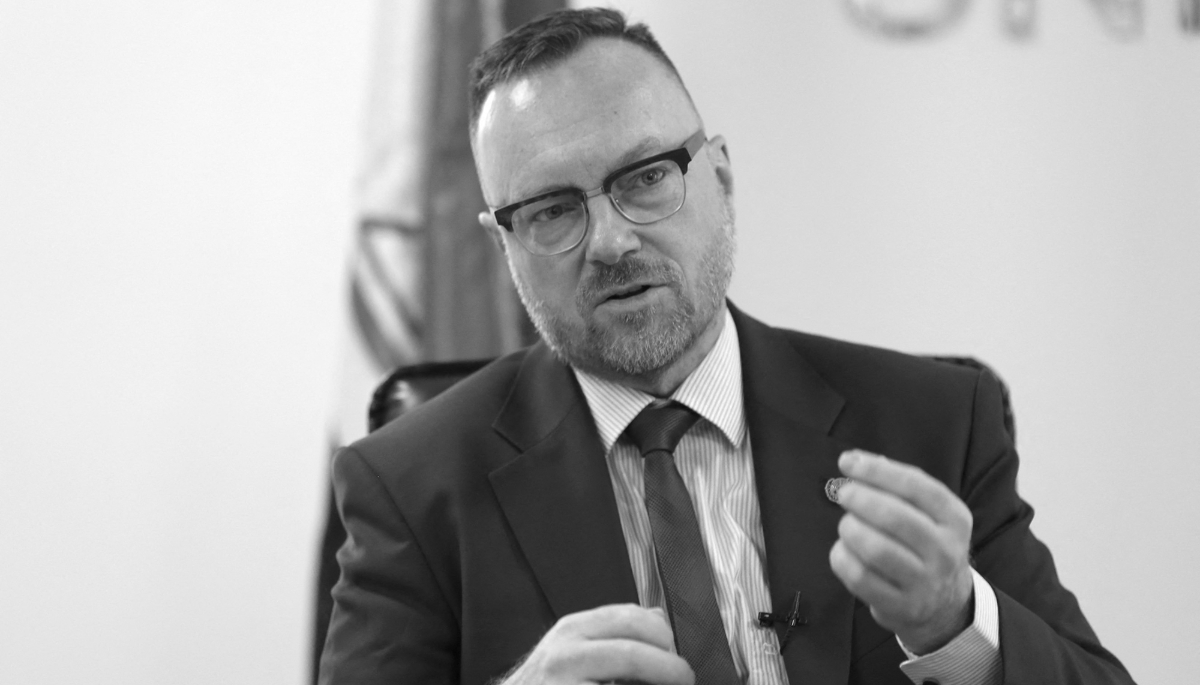 Christian Ritscher, the head of the United Nations mission investigating crimes committed by the Islamic State in Iraq (UNITAD).