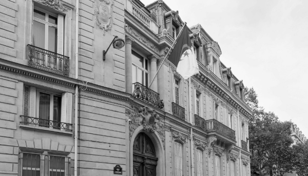 The Algerian embassy in Paris.