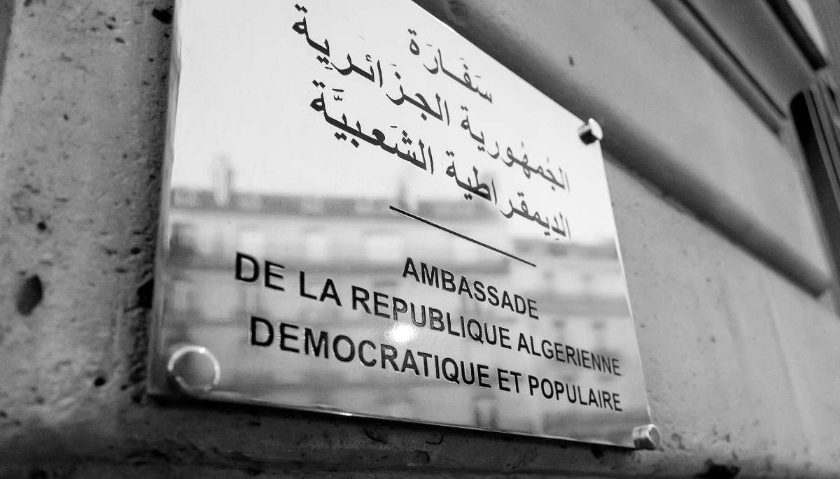 The Algerian Embassy in Paris, 18 March 2025.