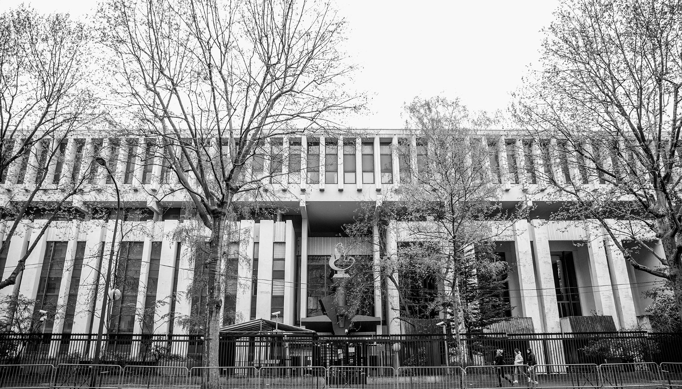 The Embassy of the Russian Federation in Paris, France.