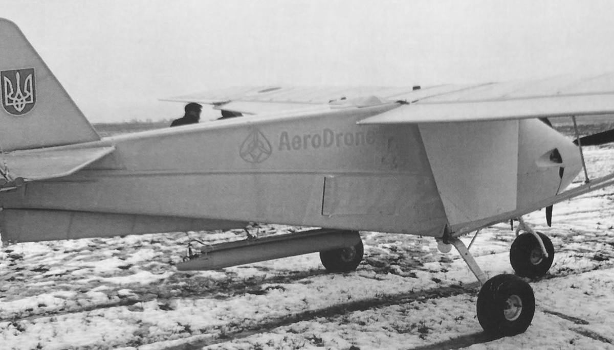 The E-300 Enterprise drone produced by Ukrainian company AeroDrone.