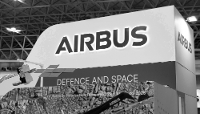 Quarkslab is part of the cybersecurity subsidiary of Airbus Defence and Space. Airbus exhibition booth at the Defence and Security Equipment International trade fair in Tokyo, May 2025.