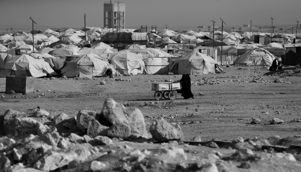 The Al-Hol refugee camp in north-eastern Syria.