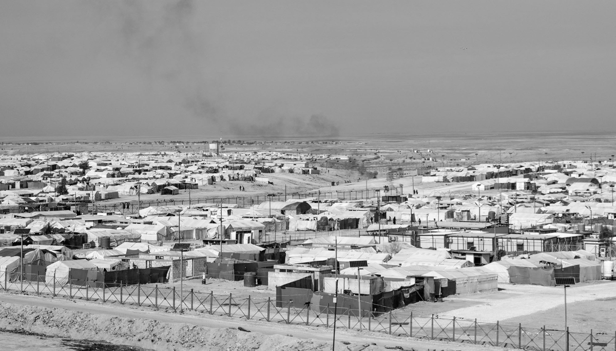 Al-Hol refugee camp, northern Syria. 