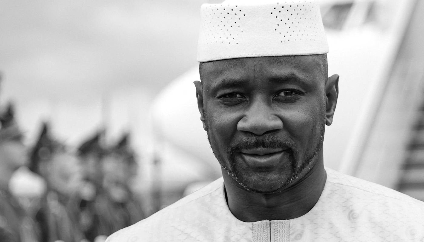 The leader of Mali's junta, Assimi Goïta.