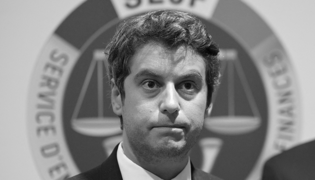 Gabriel Attal, then Minister of Public Accounts. 9 May 2023.