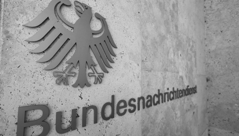 The headquarters of the Federal Intelligence Service BND, in Berlin, Germany.