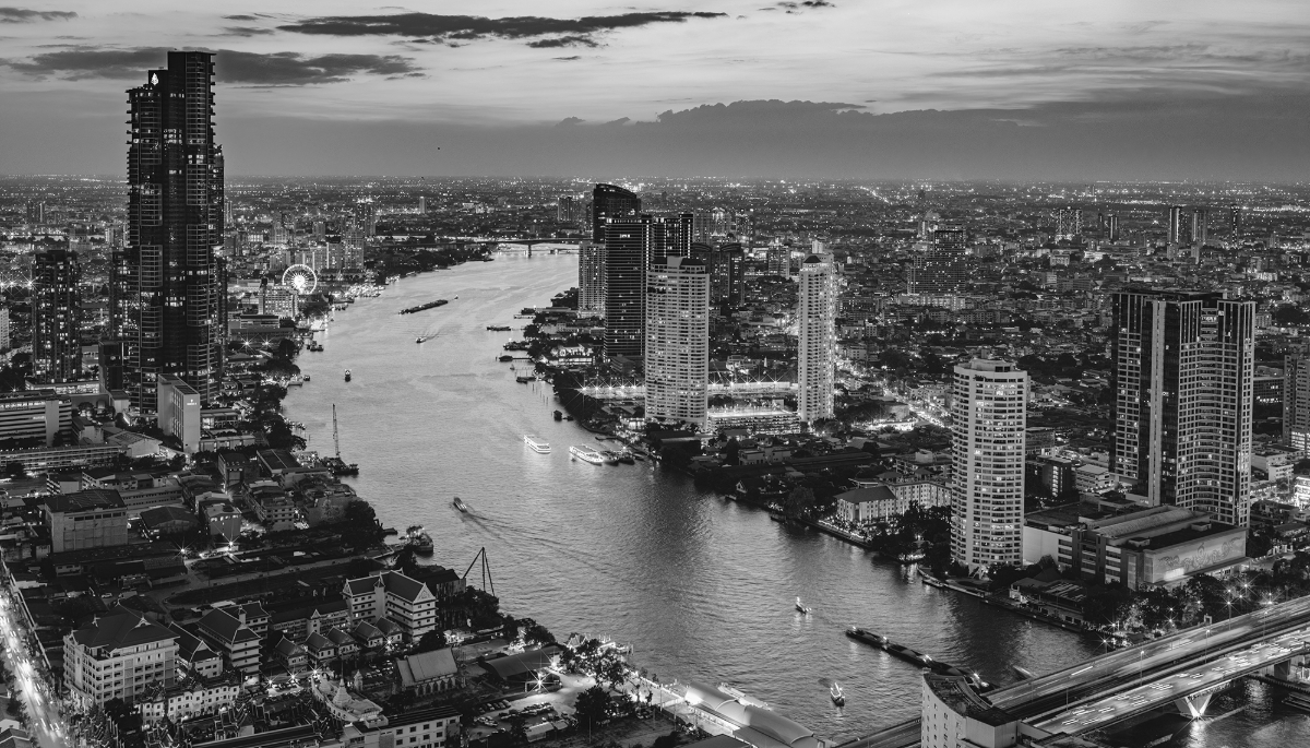 General view of Bangkok.