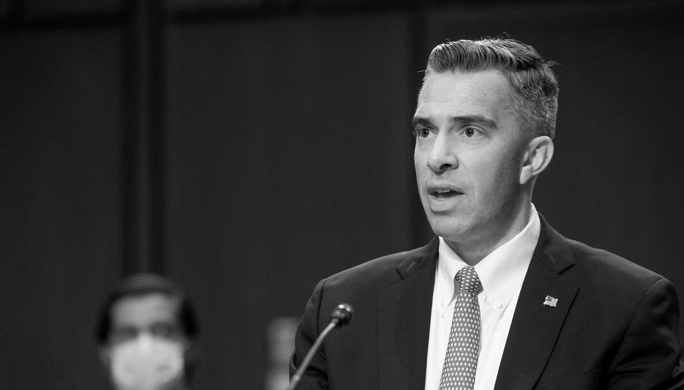 Brett Holmgren, Assistant Secretary of State (Intelligence and Research), in Washington, DC, 18 May 2021.