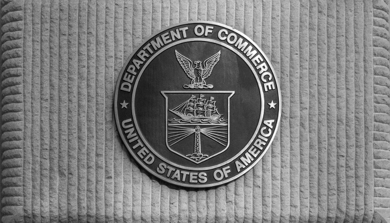 The U.S. Department of Commerce in Washington.