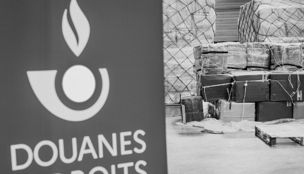 Customs warehouse at Roissy Charles-de-Gaulle airport.