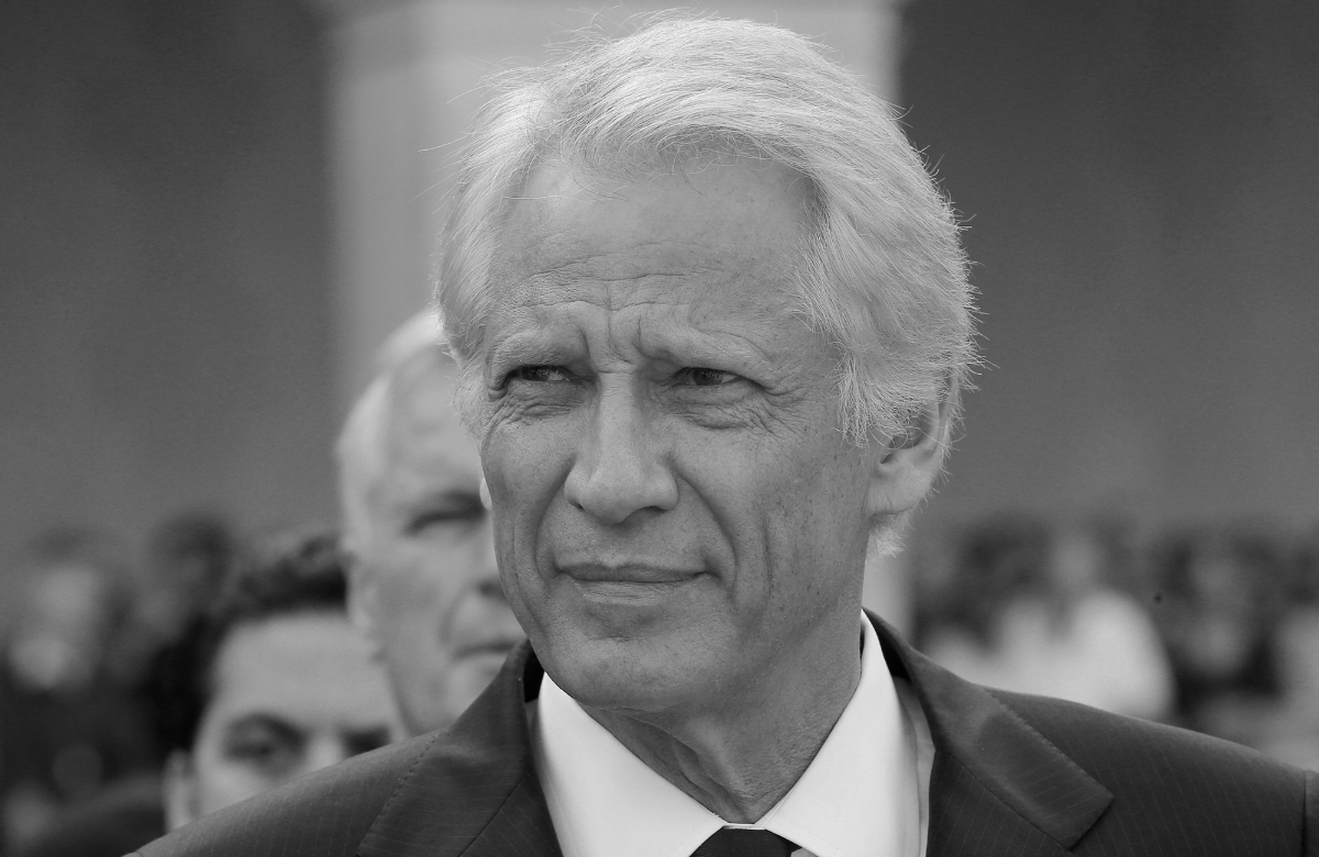 Former French Prime Minister Dominique de Villepin.