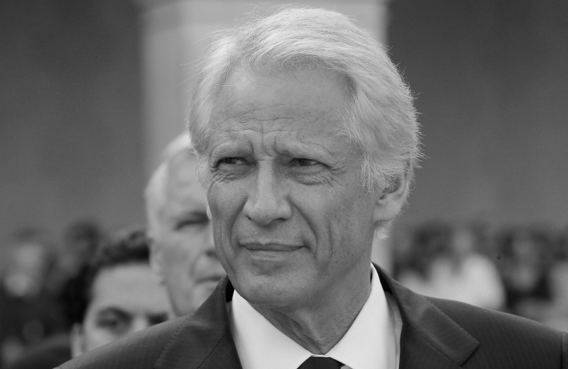 Former French Prime Minister Dominique de Villepin.