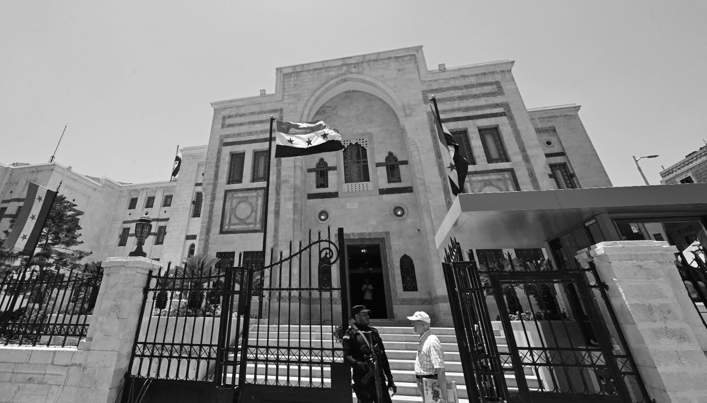 The Syrian parliament in Damascus.