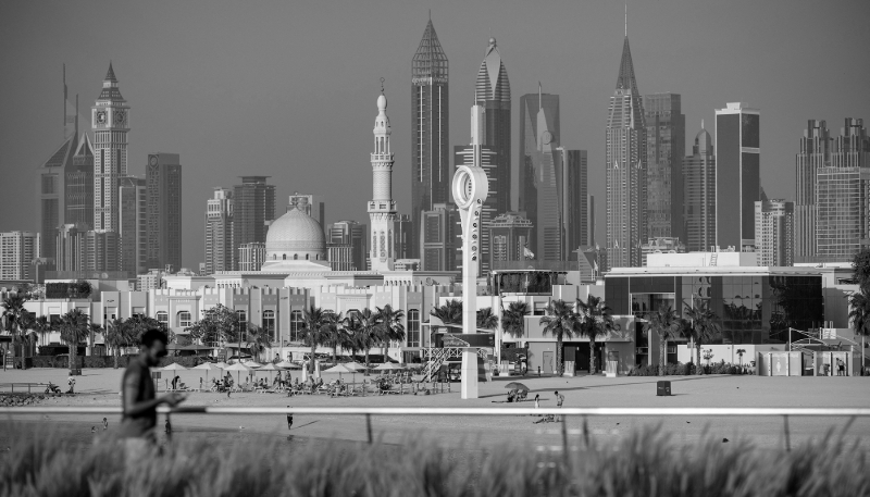 A view of the Dubai skyline.