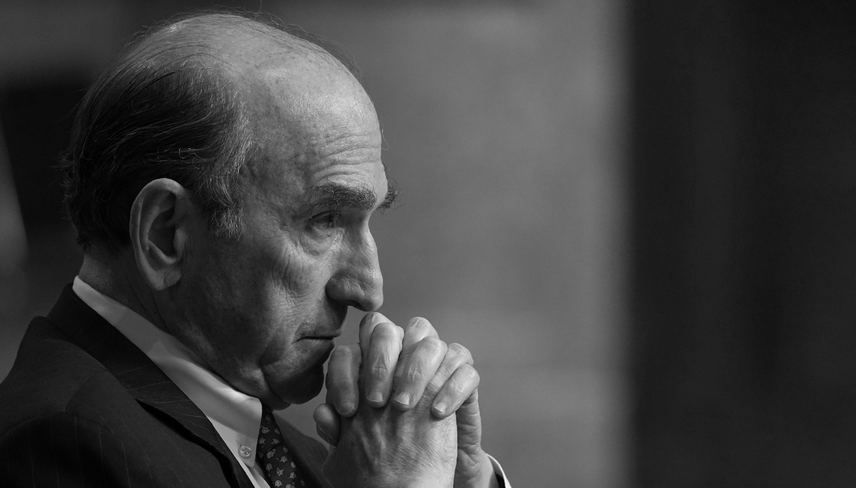 American lawyer and diplomat Elliott Abrams.