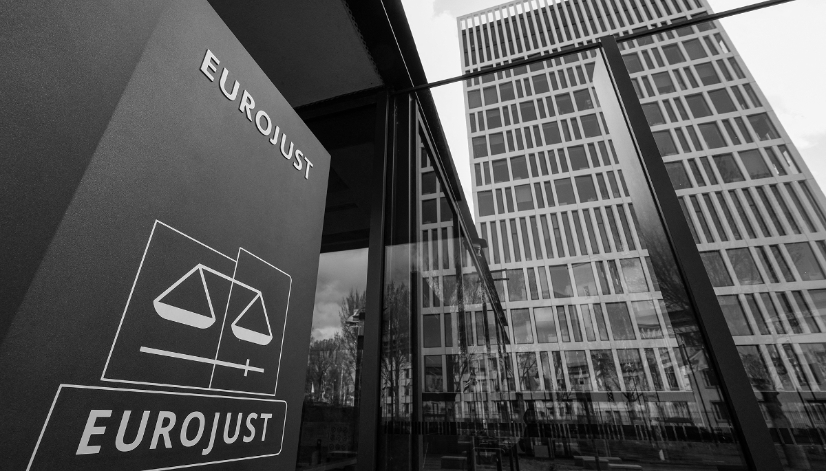 The headquarters of the EU Agency for Criminal Justice Cooperation (Eurojust) in The Hague. 