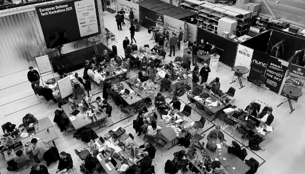 The European Defence Tech Hub hackathon at DeltaQuad HQ in Amsterdam, The Netherlands, 28 March 2025.