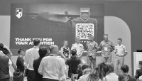Members of the Ukrainian 1st Azov Corps were invited to share their experiences of drone warfare at the Eurosatory trade fair, held in France on 15-19 June 2026.