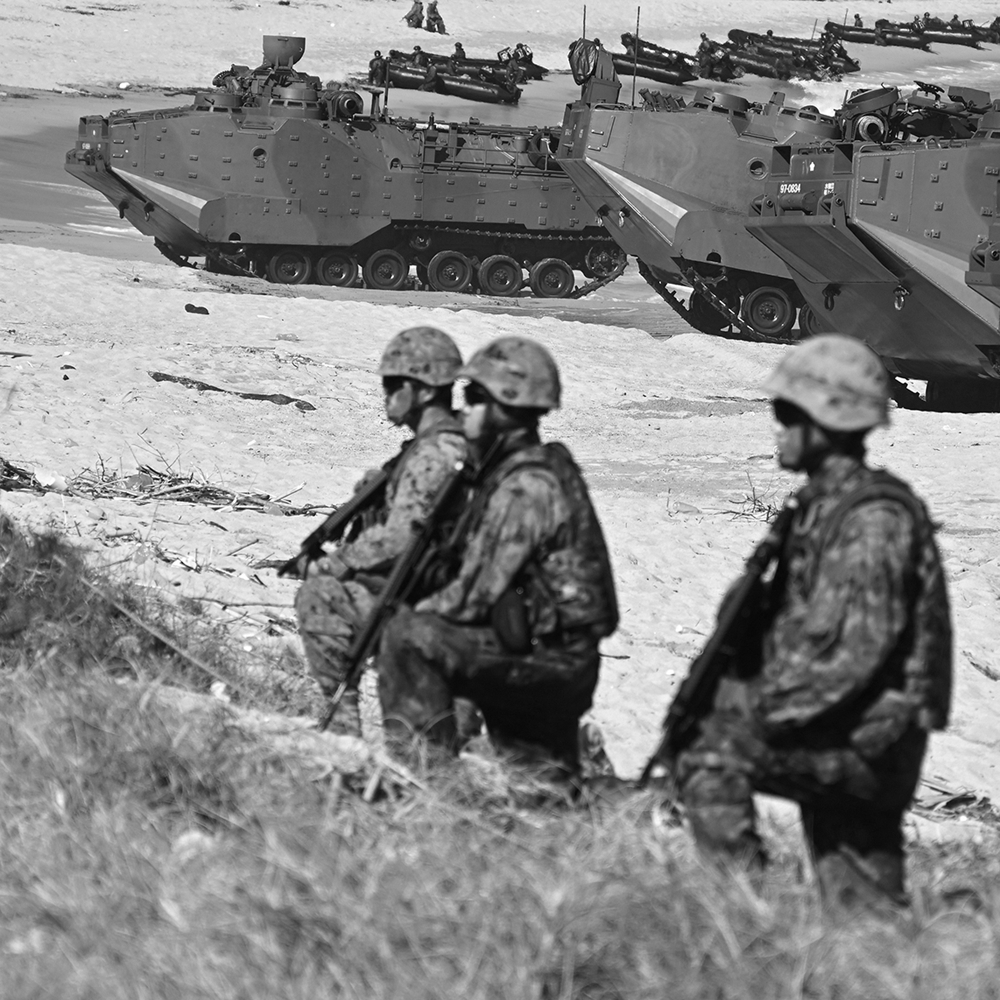 The joint Japan-US exercise ‘Keen Sword’, conducted by the Japan Self-Defence Forces and the US Army in Isen, Kagoshima Prefecture (western Japan), and on the island of Kyushu, on 18 November 2022.