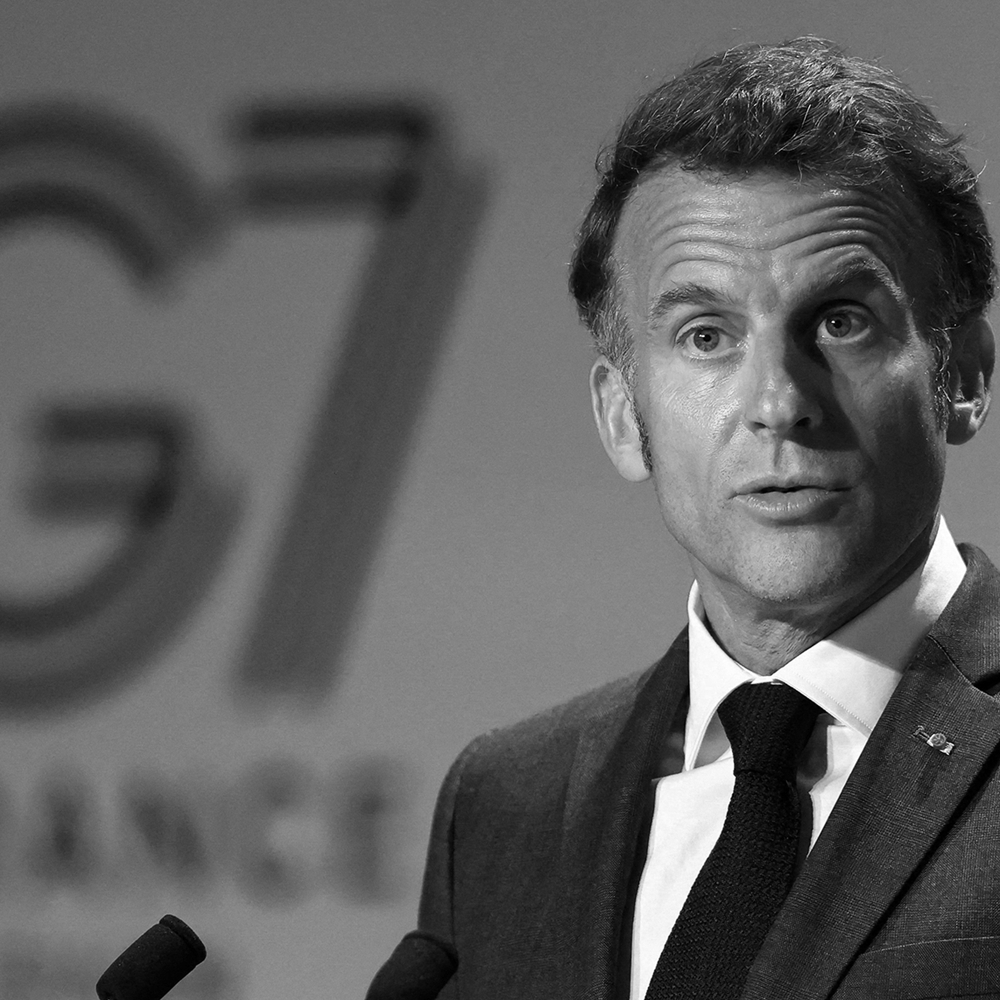 France's President Emmanuel Macron in Paris, on 19 May 2026. 