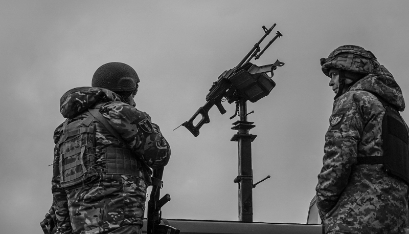Soldiers of the mobile air defence groups of the 112th Territorial Defense Brigade whose mission is to protect the region around Kyiv.