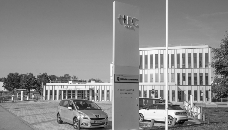 The campus of the French business school HEC in Jouy-en-Josas near Paris.