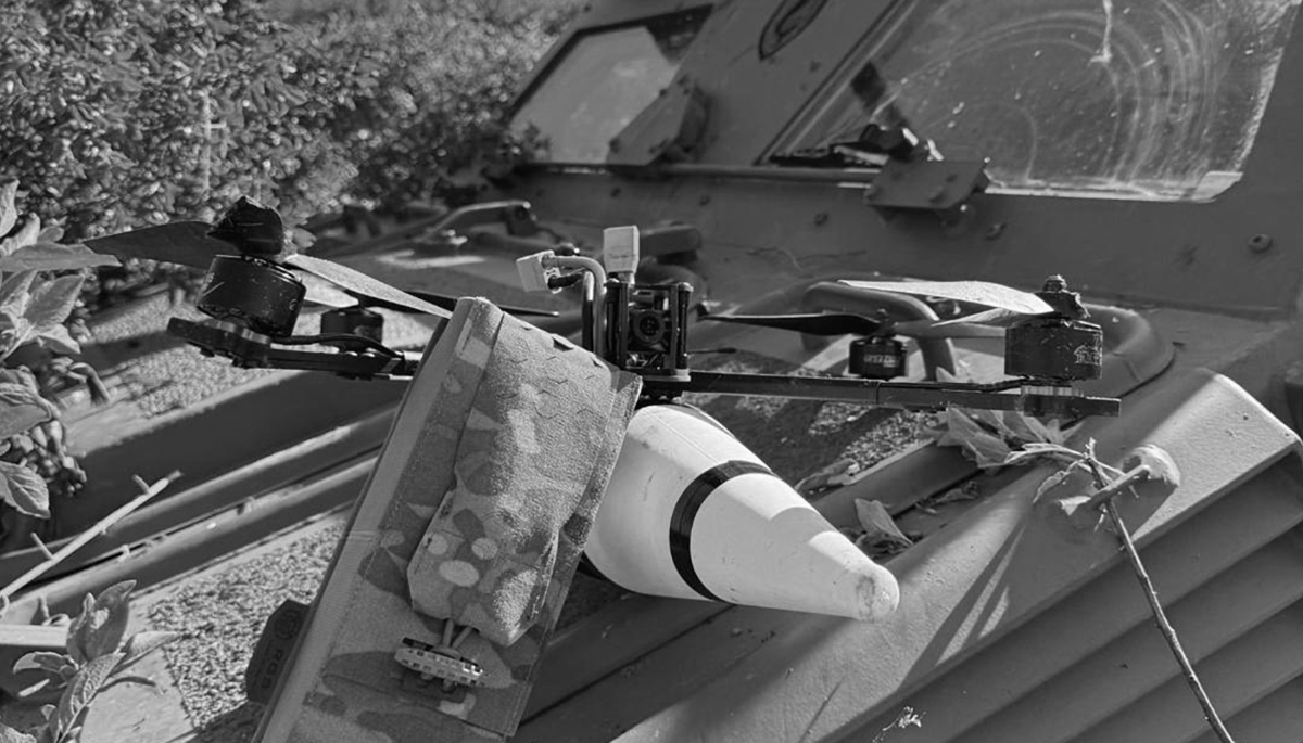 A first-person view (FPV) drone from French startup Hautronix.