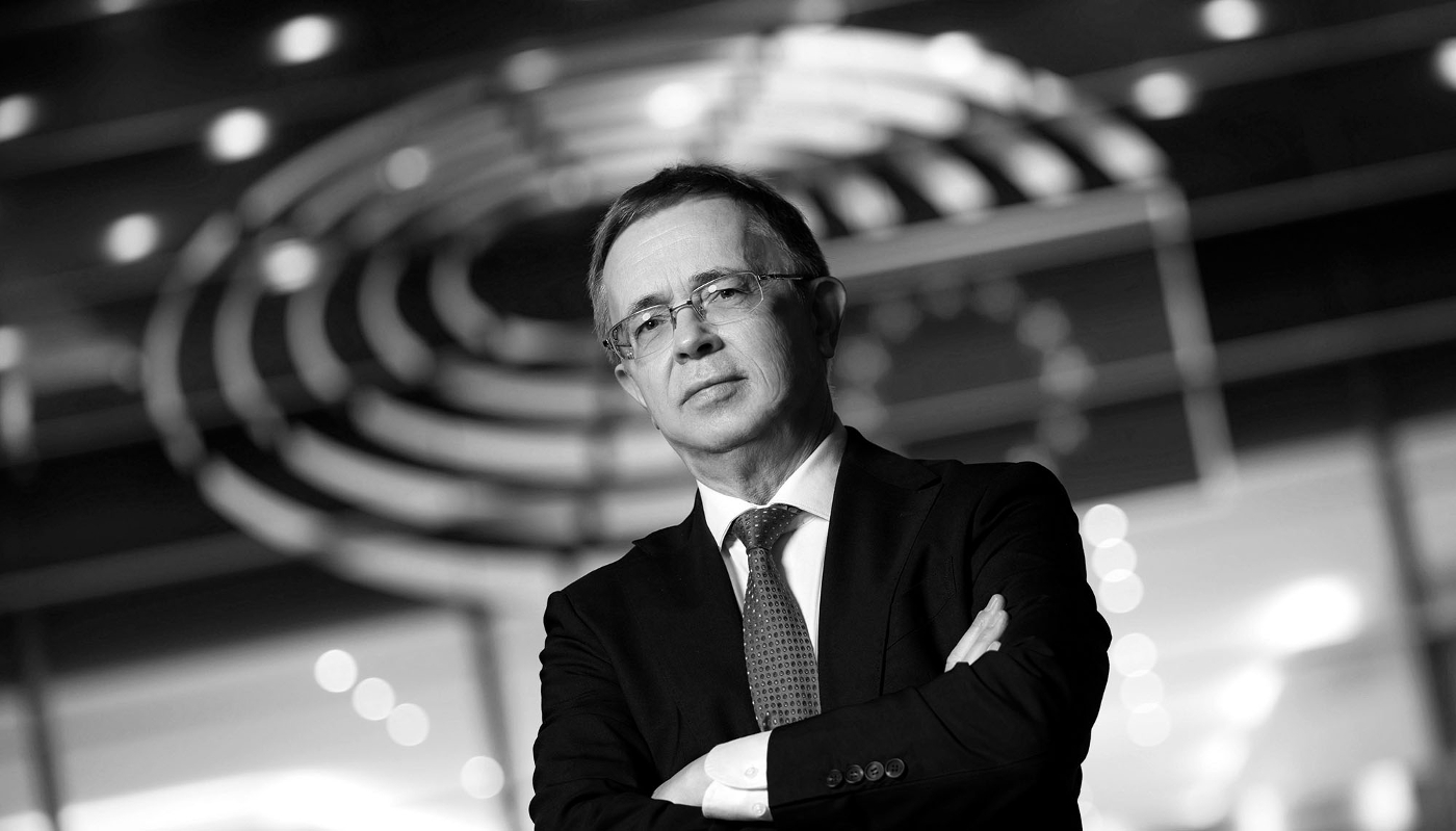 German MEP Hans Neuhoff (AfD) at the European Parliament in Brussels on 9 December 2024.