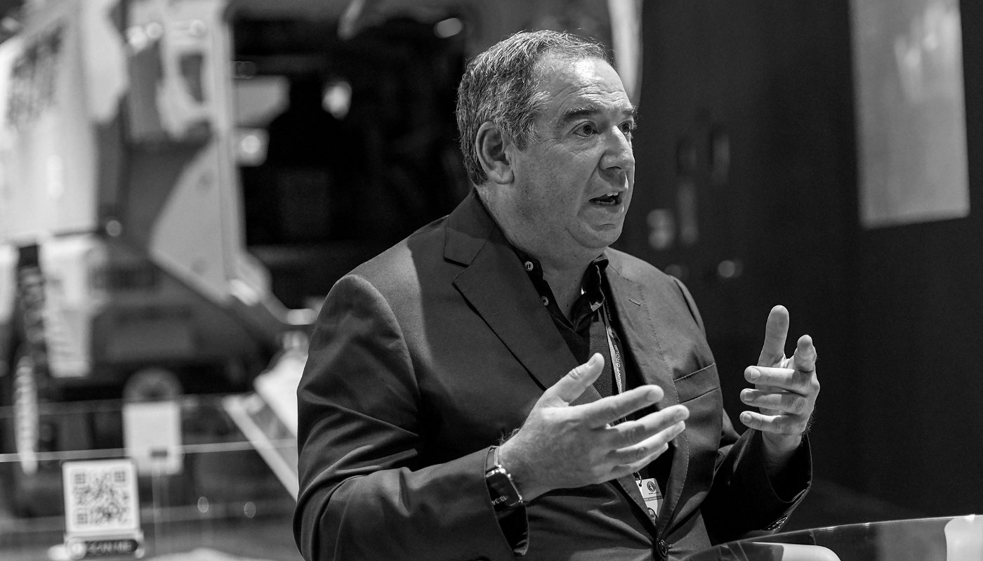 Paramount Group founder Ivor Ichikowitz at the International Defence Exhibition in Abu Dhabi, UAE, on 22 February 2021.