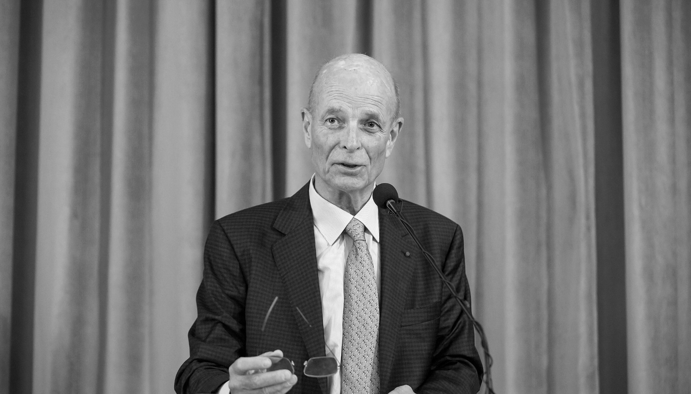 Former MI6 boss and cofounder of SC Strategy, Sir John Scarlett, at Bletchley Park, Buckinghamshire, UK.