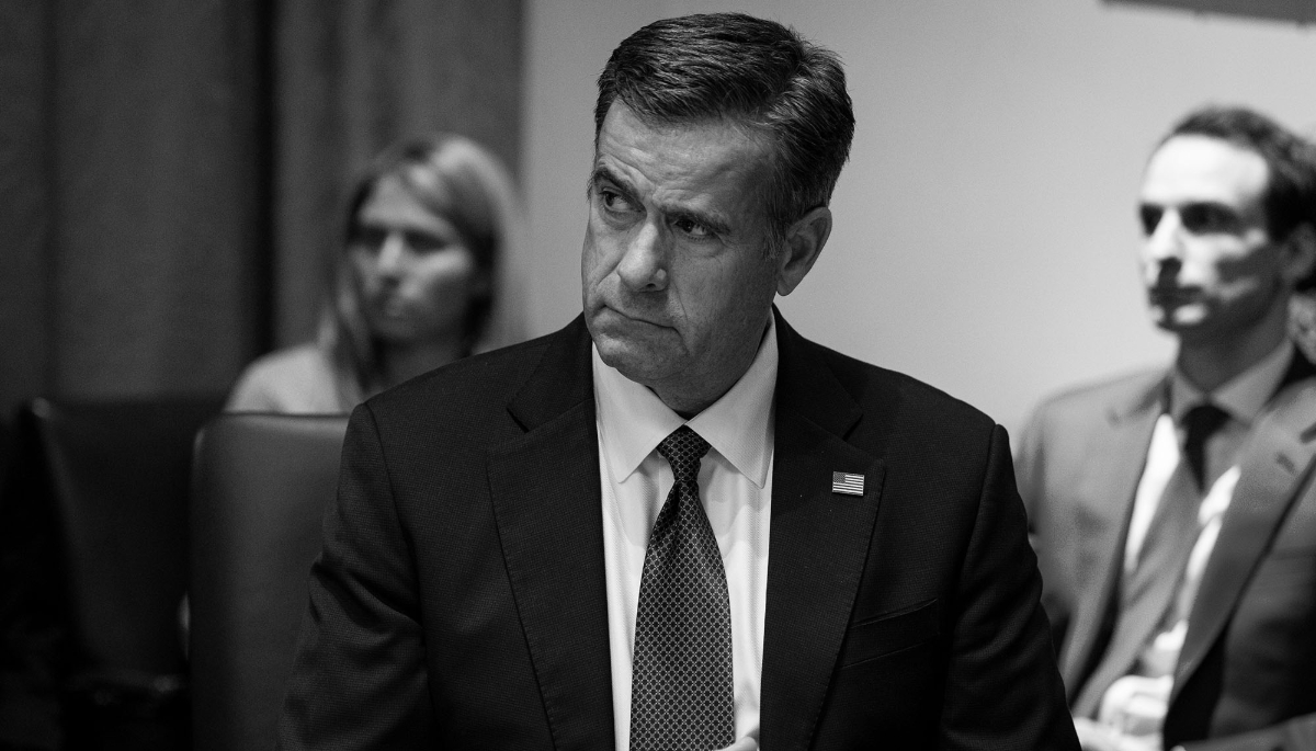 CIA director John Ratcliffe during a cabinet meeting at the White House in Washington, DC, on 26 February 2025. 
