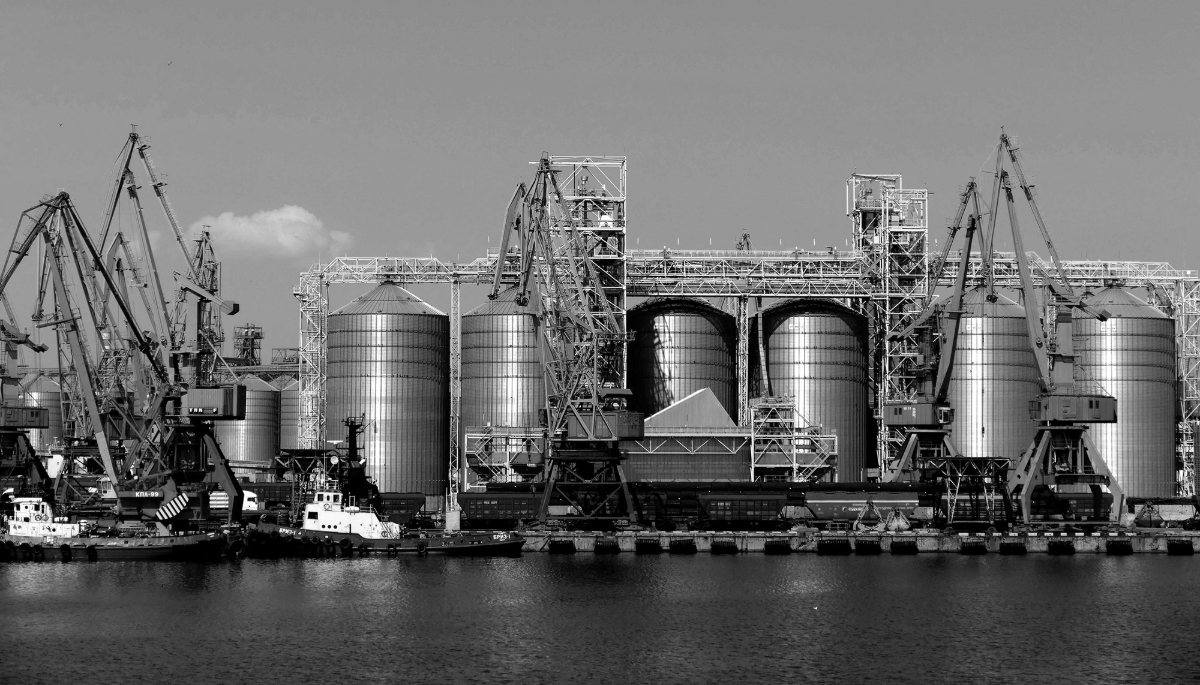 The port of Odessa, Ukraine.