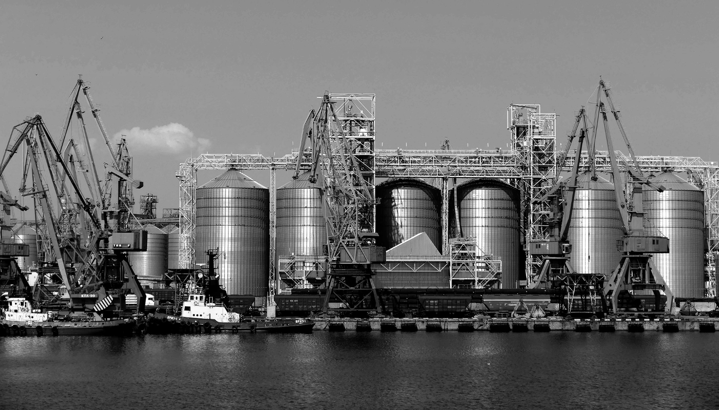 The port of Odessa, Ukraine.