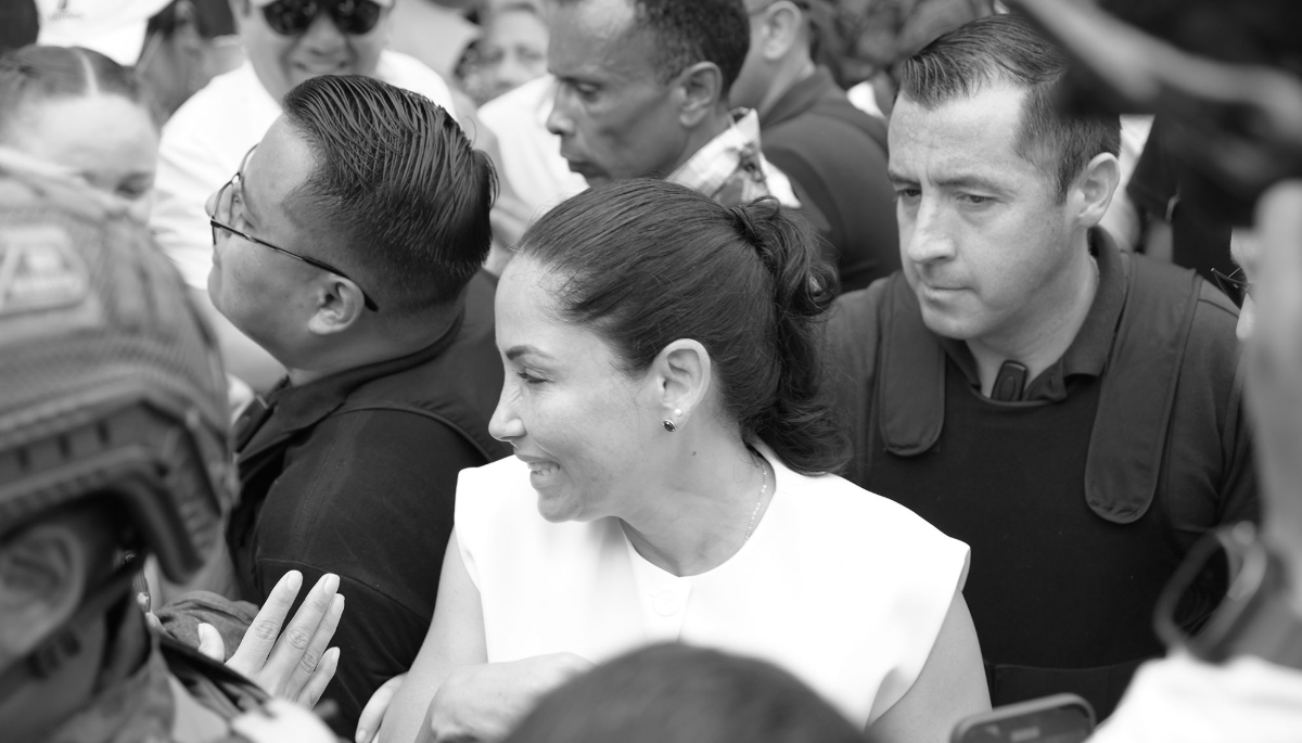 Ecuadorian presidential candidate Luisa Gonzalez.