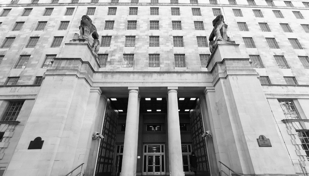 The British Ministry of Defence in London.