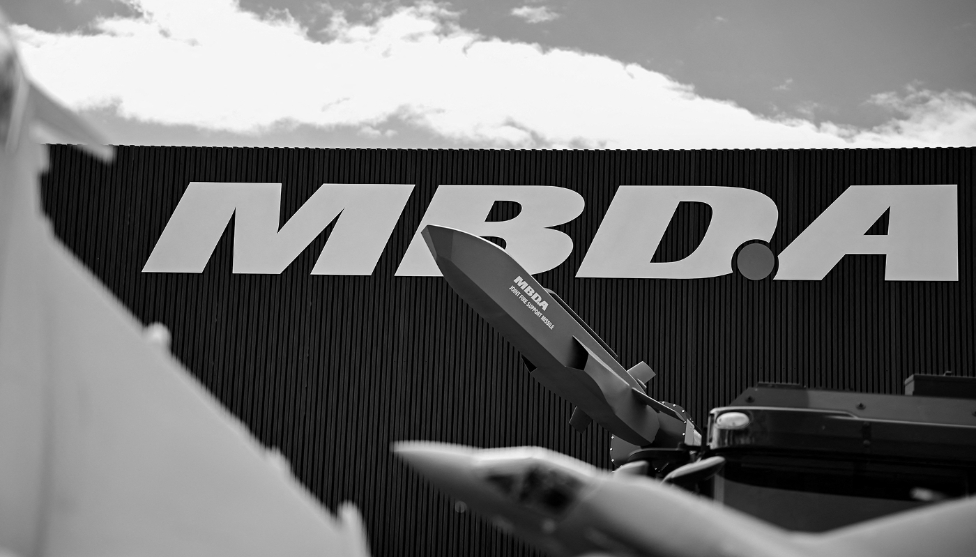 MBDA stand at Berlin ExpoCenter Airport during the ILA Berlin air show, 11 June 2026.